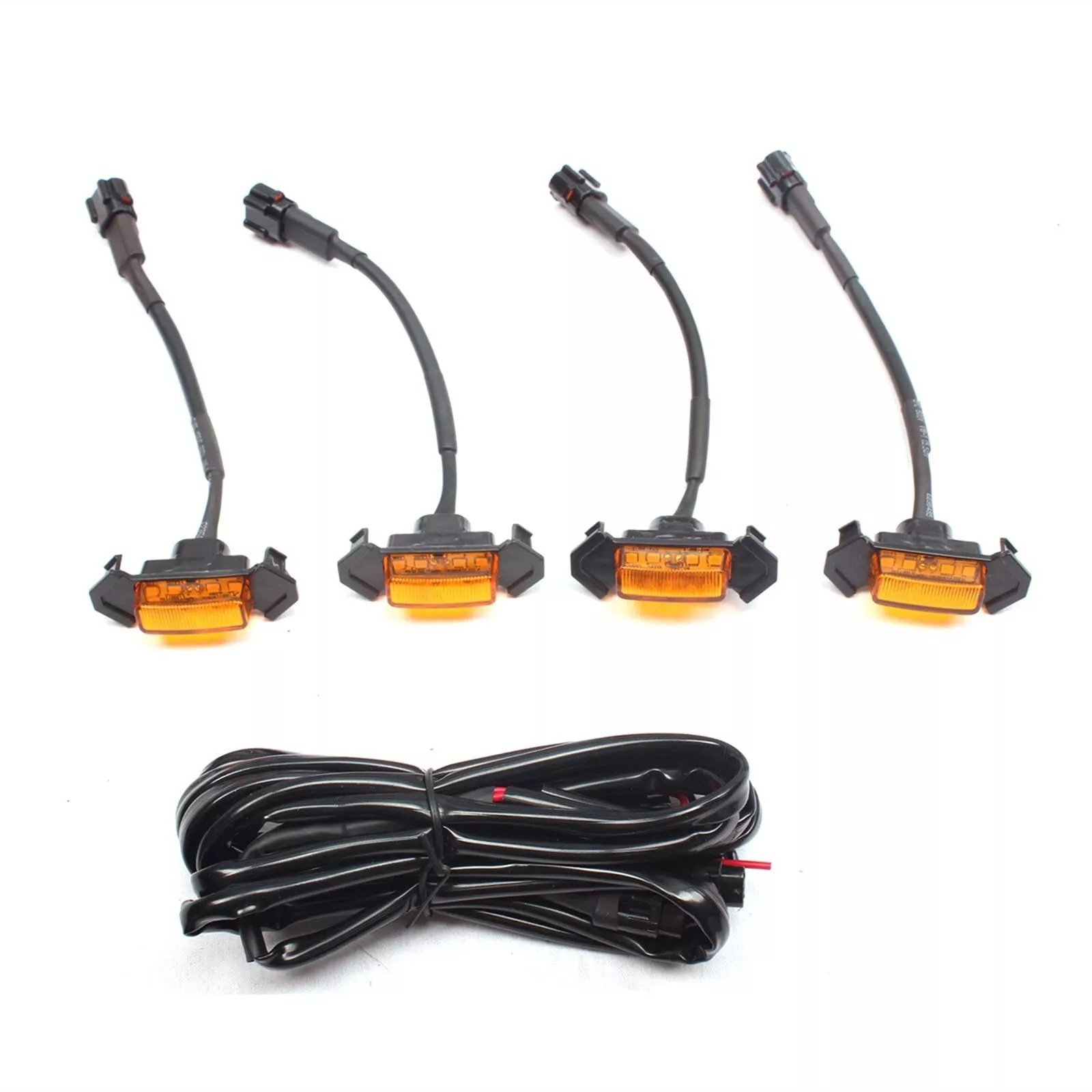 3x Amber Grill Lights for 2016-2022 Toyota Tacoma  Grill LED Lamps