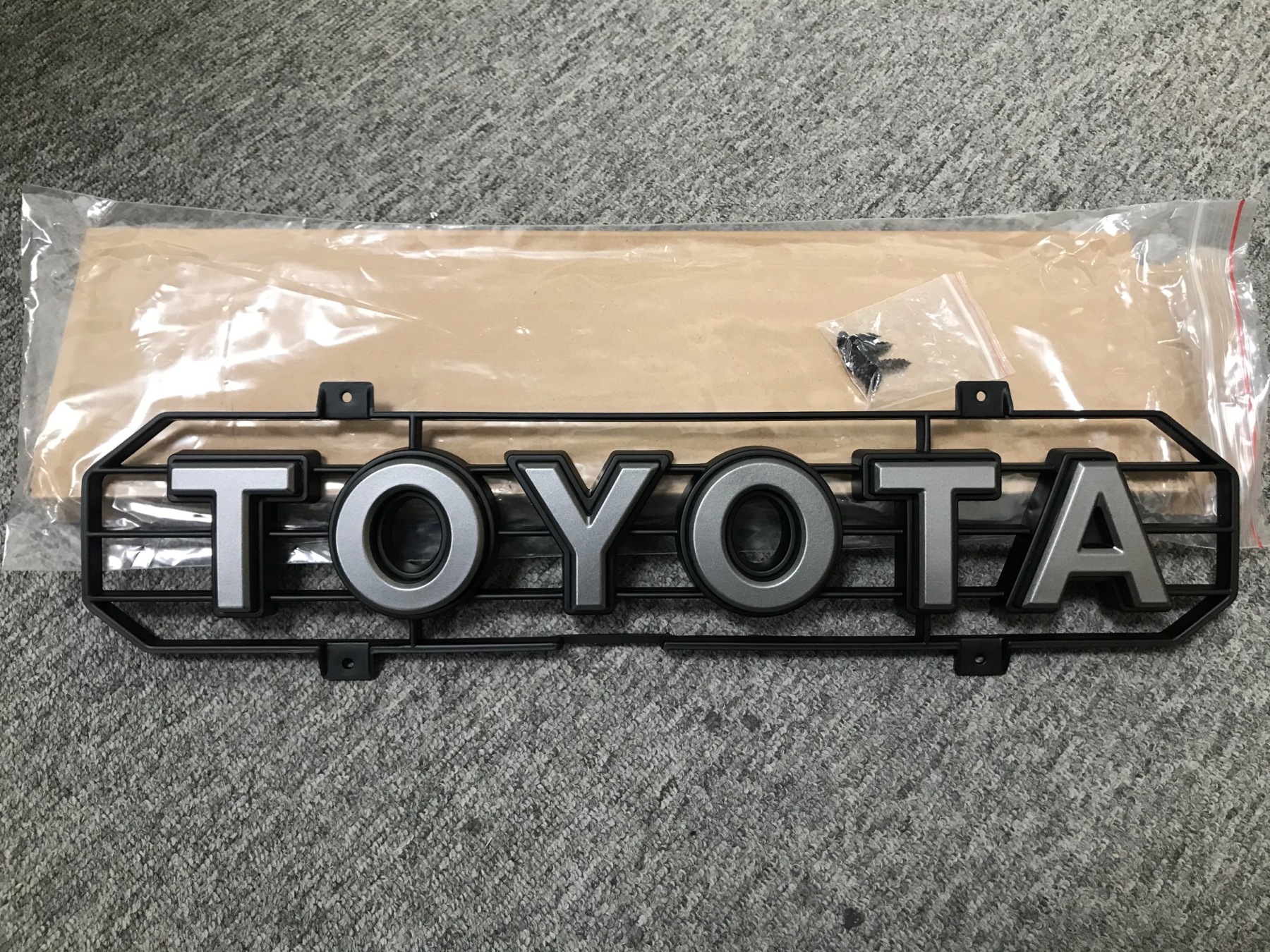 Letters Insert Emblem Logo For 2016-2022 Toyota Tacoma grille Grill