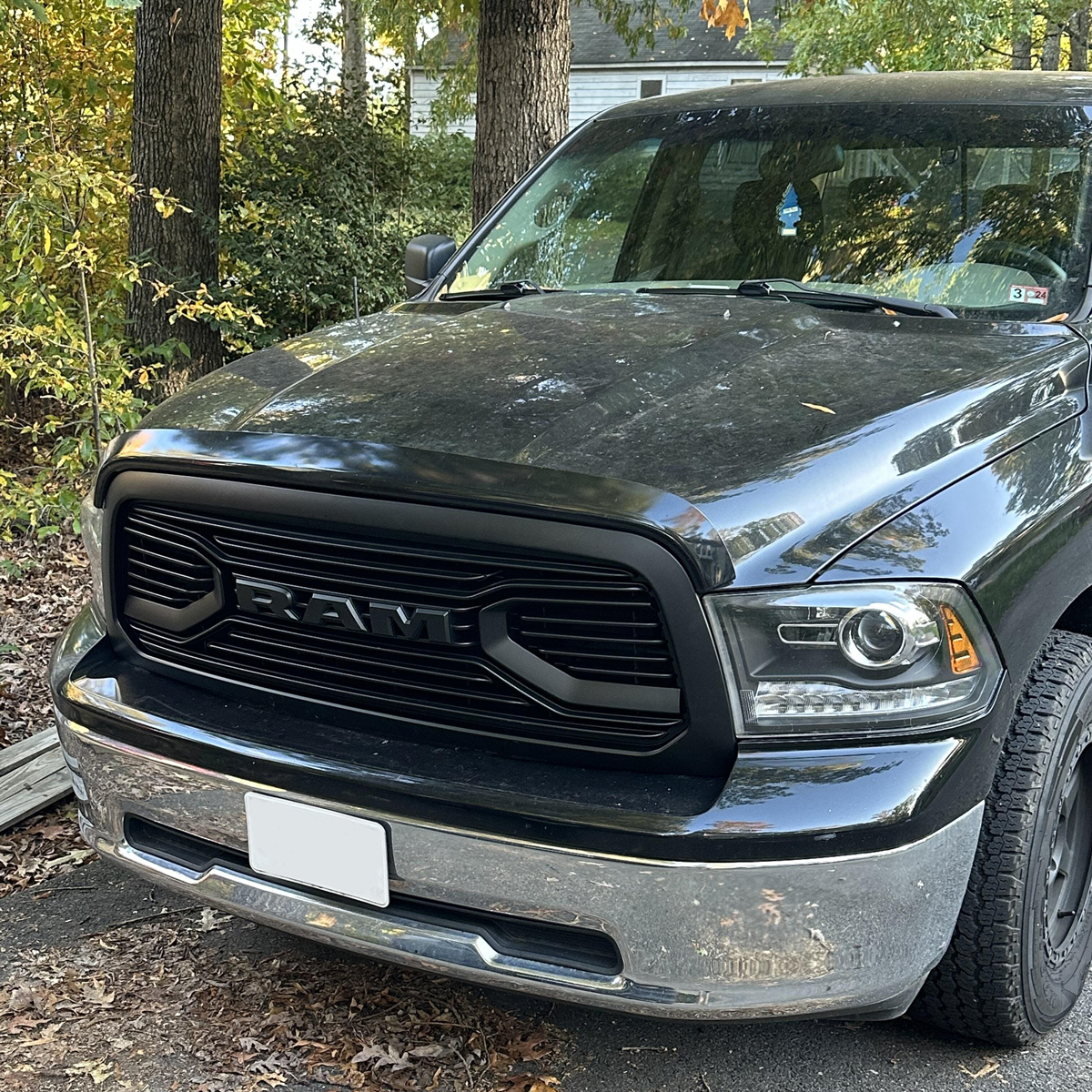 Front Grille For 2009-2012 DODGE RAM 1500 Big Horn Style Grill W/ LED