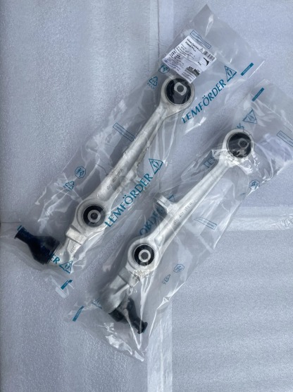 4x OE Lemforder Front Lower Forward Rearward Control Arms Kit for Audi A4 A6 C5