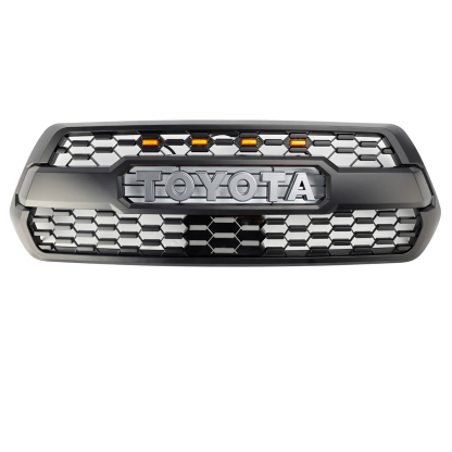 For 2016-2023 Toyota Tacoma Grill Trd Pro Style Front Grille W/ Light + Sensor Cover