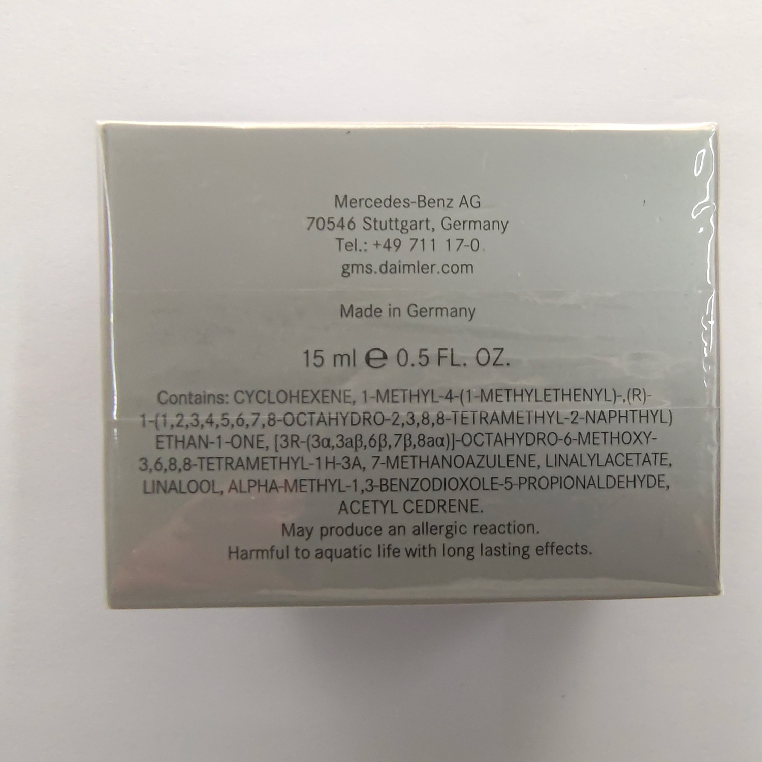 Mercedes Benz Flacon Perfume Atomizer 15ml Daybreak Mood 