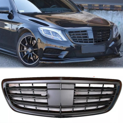 Grille For Mercedes Benz W222 S Class 2013-2020 S560 S450 S600 Grill Gloss Black