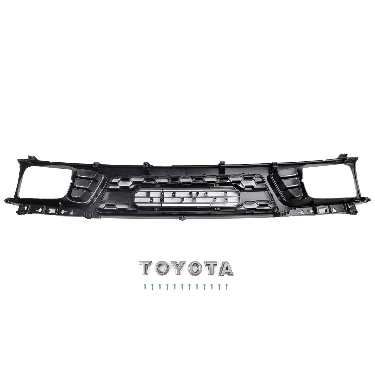 For 1995 1996 Toyota Tacoma Grill Trd Pro Style Front Grille With Letter Matte Black