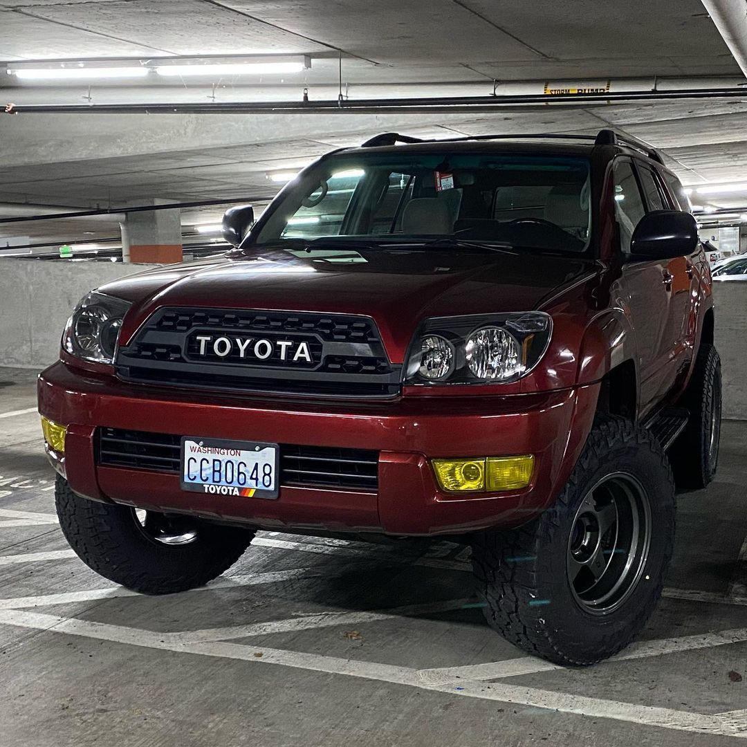 Front Grille For Toyota 4Runner 2003-2005 Grill W/ Letters Matte Black