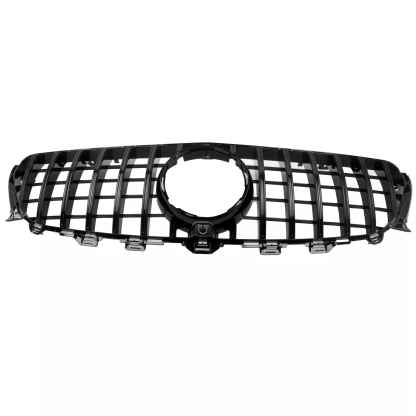 GT Style Grille Gloss Black For 2016-2020 Mercedes W213 E CLASS E200 E300 E350 E43 AMG