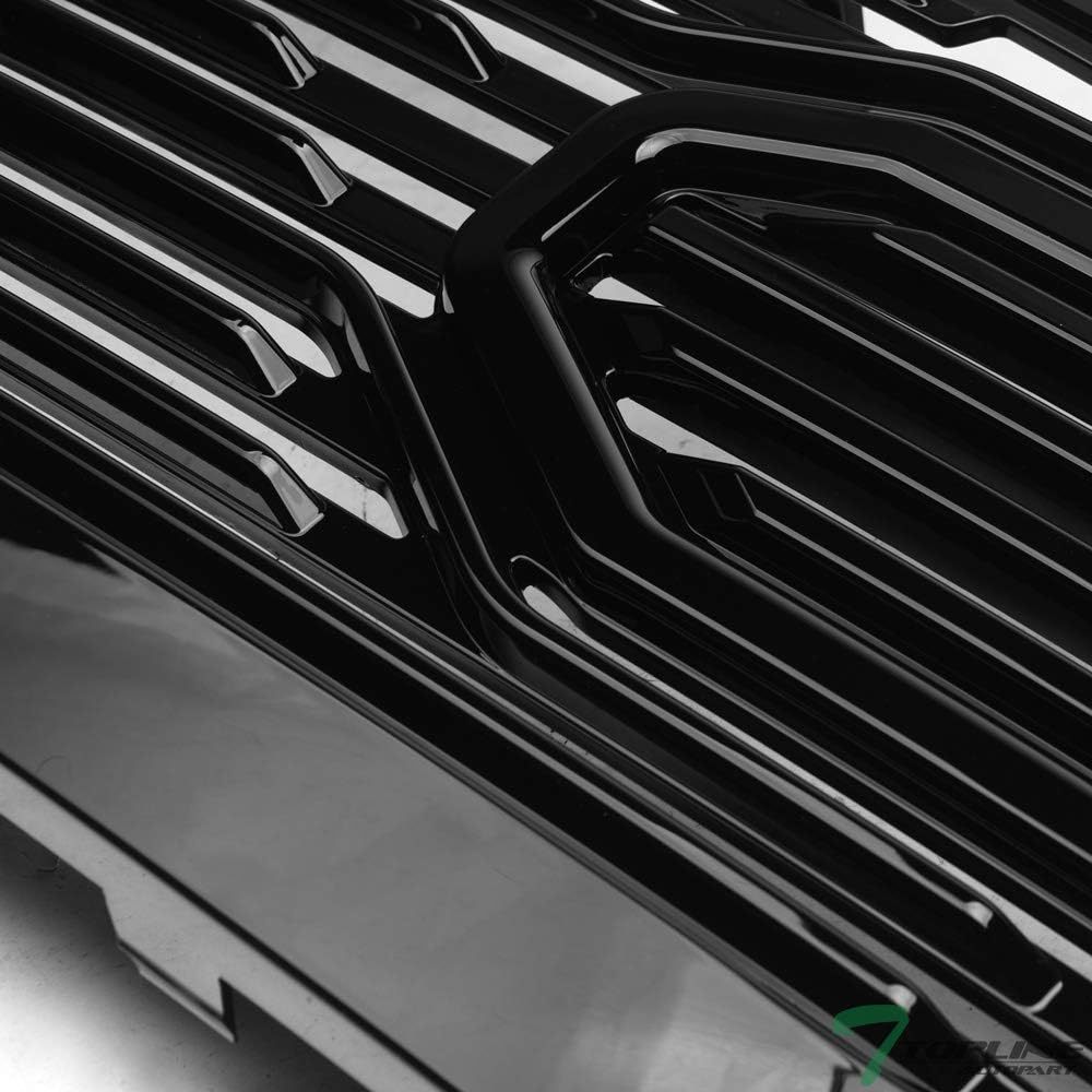 For 2013-2018 Dodge Ram 1500 Grill Big Horn Style Front Grille with Letter  Glossy Black