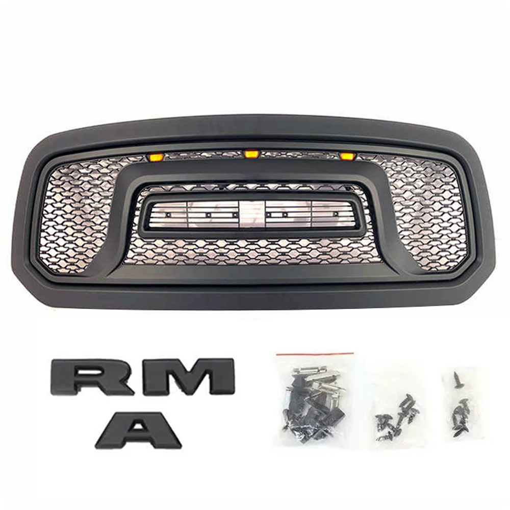 For 2013-2018 Dodge RAM 1500 Rebel Style Front Grille w/ Letter