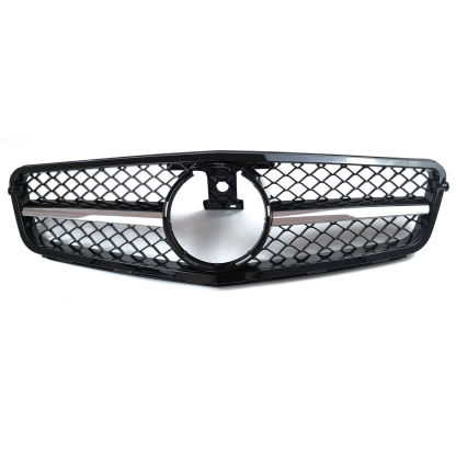 AMG Style Front Grill w/Badge For Mercedes Benz W204 C-CLASS C300 C350 2008-2013 Grille