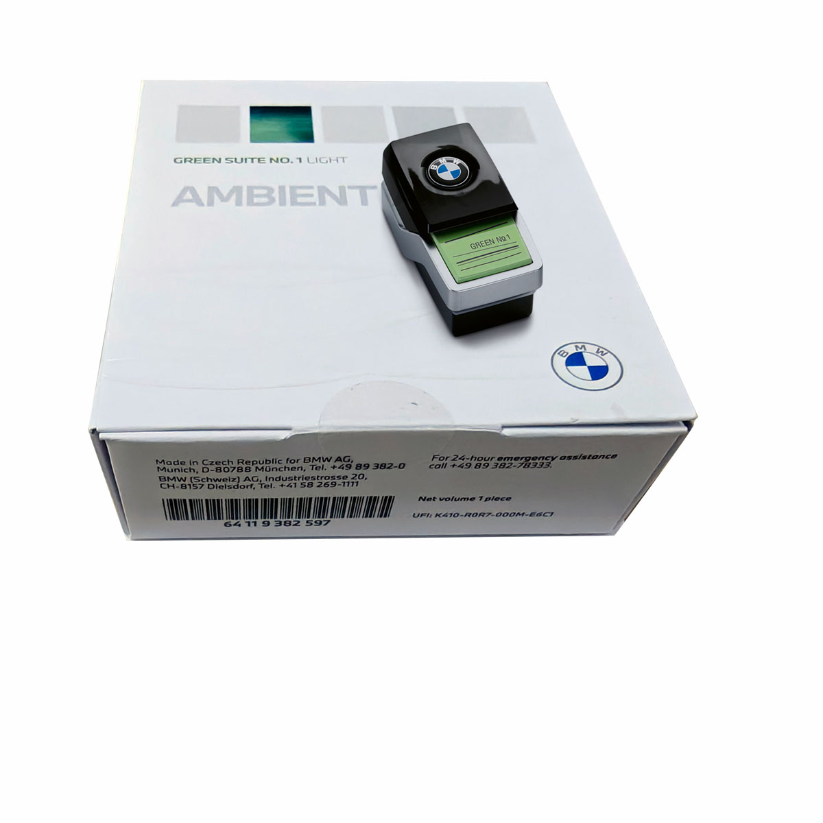 Genuine BMW Ambient Air Scent Green Suite No.1 - 64119382597