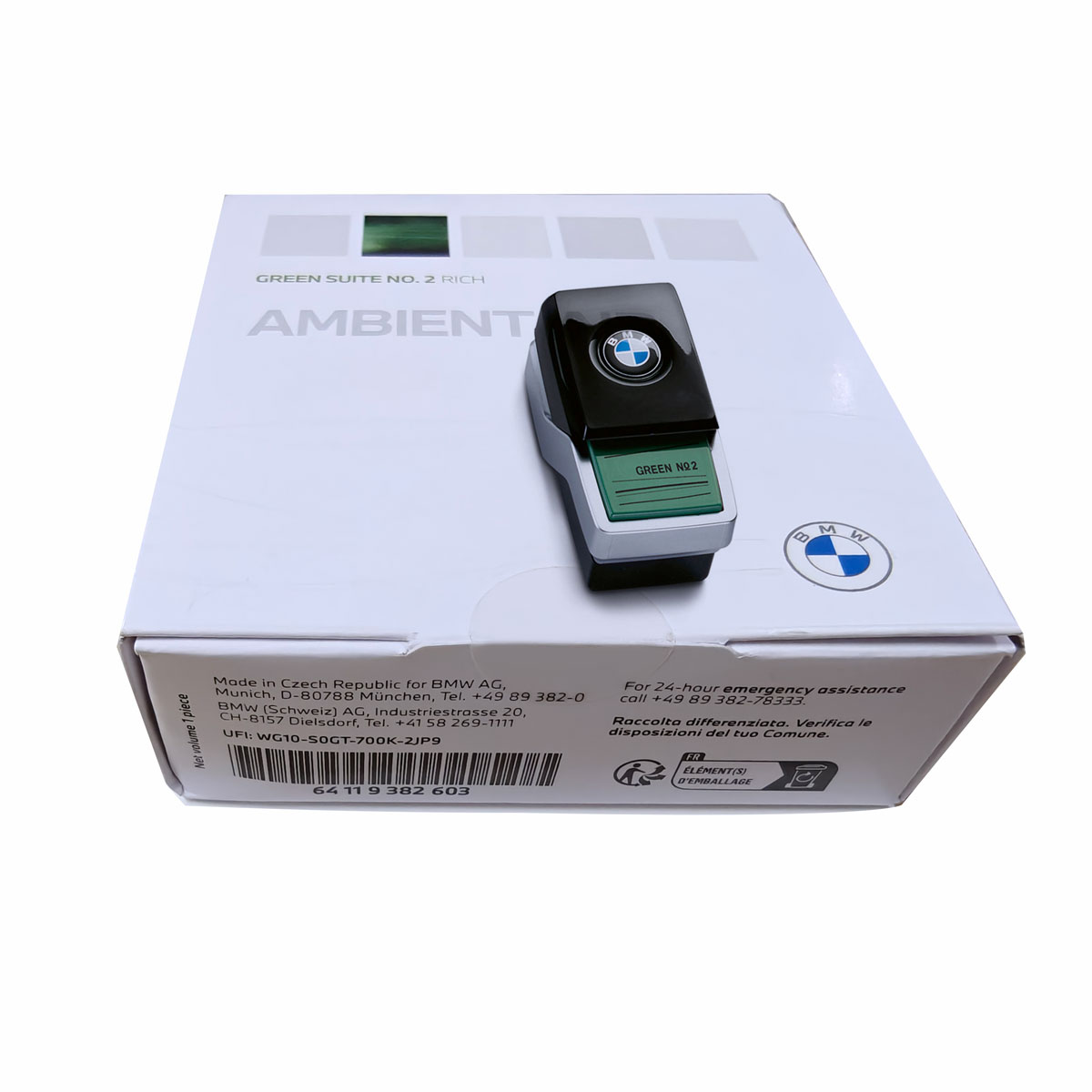 Genuine BMW Ambient Air Scent Green Suite No.2 - 64119382603