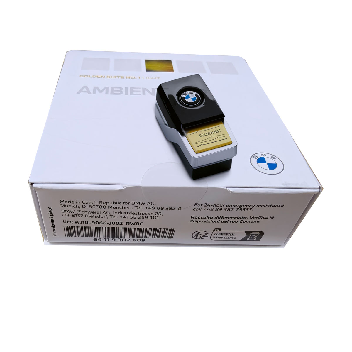 Genuine BMW Ambient Air Scent Golden Suite No. 1 - 64119382609