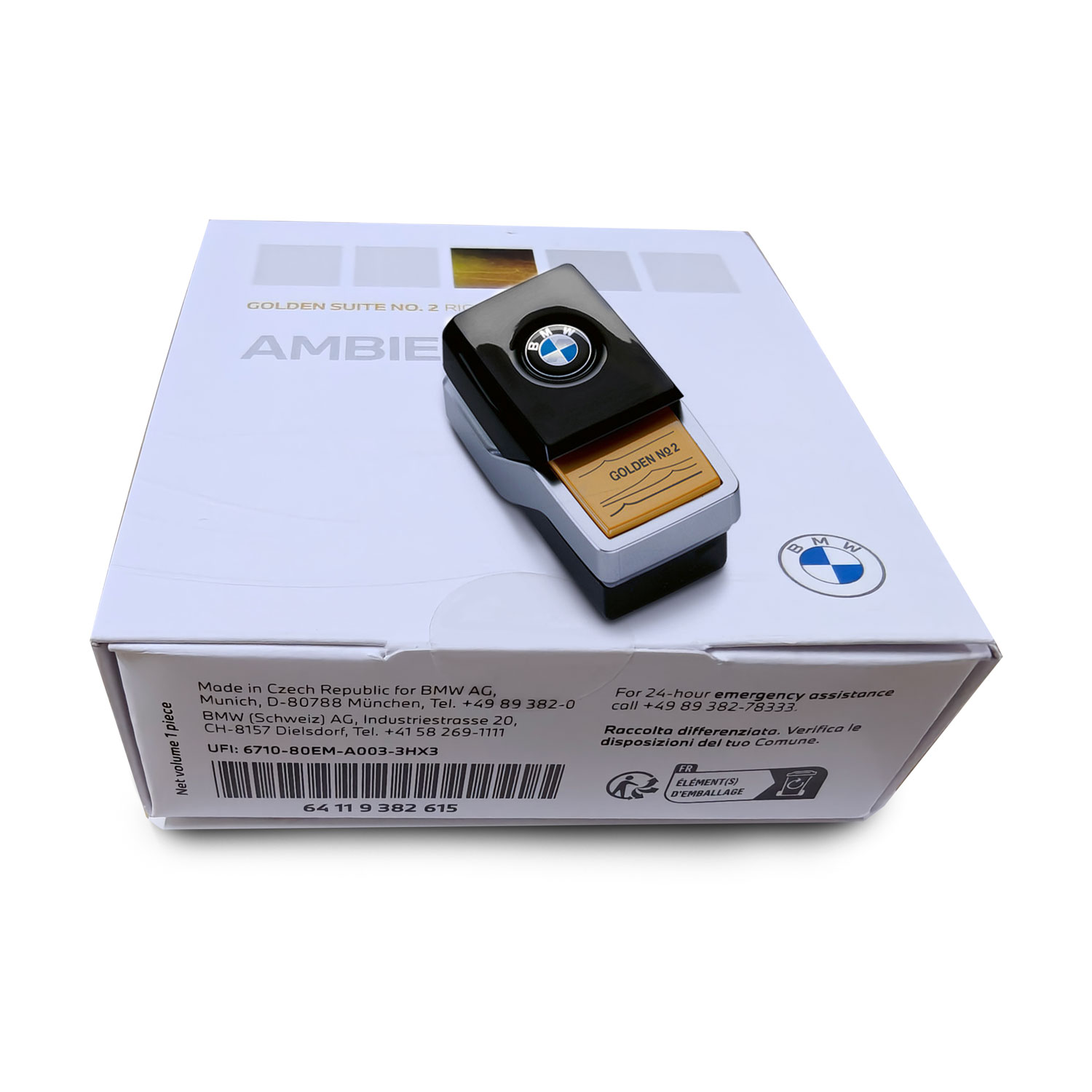 Genuine BMW Ambient Air Scent Golden Suite No. 2 - 64119382615