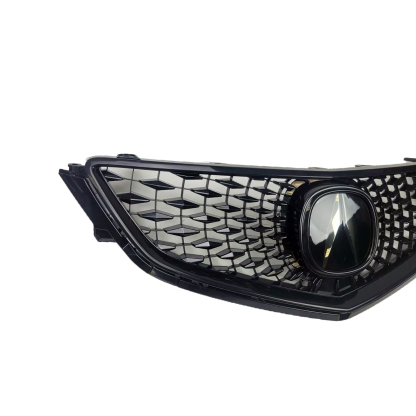 2018 Acura TLX Style Grill with Emblem For 2015-2017 Honda Acura TLX Glossy Black