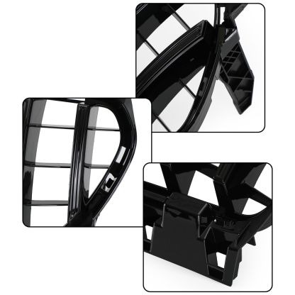 GT R Front Grill W/Emblem For Mercedes Benz W117 CLA Class CLA250 2013-2019