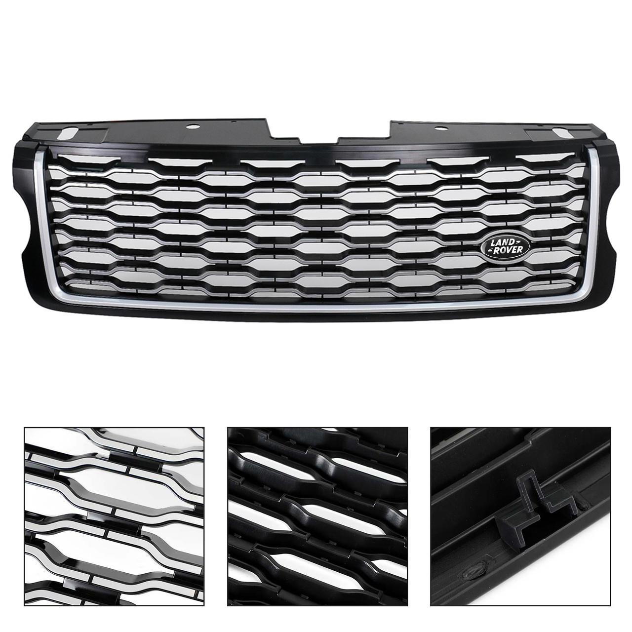 Front Upper Facelift Grill w/Emblem For Range Rover L405 Vogue 2013 2014 2015 2016 2017 Grille