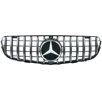 GTR Grille W/Emblem for Mercedes Benz X253 GLC-CLASS GLC300 GLC43 2015-2019 