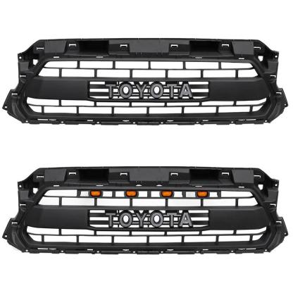 For Toyota Tacoma 2012 2013 2014 2015 Front Grill Grille w/ Lights W/Letter Matte Black