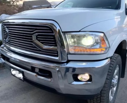 Front Grille for 2013-2018 RAM 2500 3500 Big Horn Style Chrome Grill W/ Letters