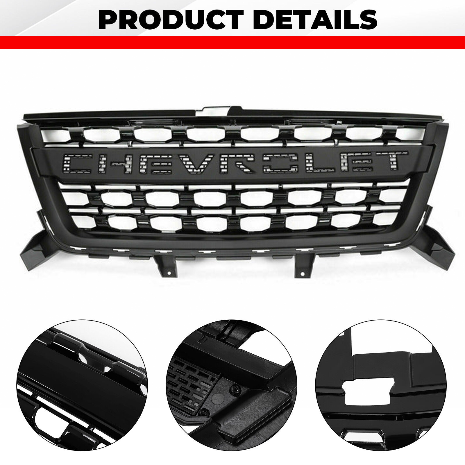 Front Grille For Chevrolet Colorado Z71 WT LT 2015-2020
