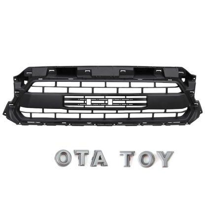 Front Grille For Toyota Tacoma 2012-2015 Grill Mesh with Letter Matte Black