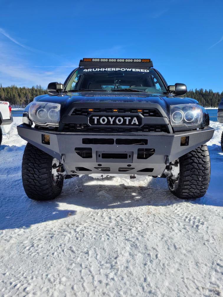 For 2006-2009 Toyota 4Runner TRD Style Grill Front Grille Matte Black W/ Letters