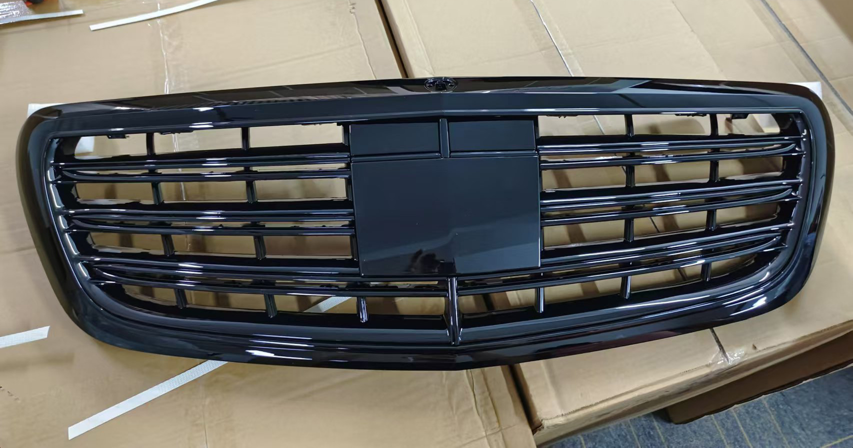 Grille For Mercedes Benz W222 S Class 2013-2020 S560 S450 S600 Grill Gloss Black