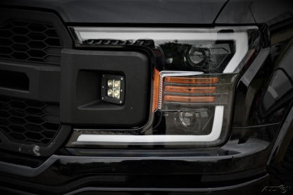 For 2018-2020 Ford F150 Grill Raptor Style Front Grille W/Led Lights w/Letter