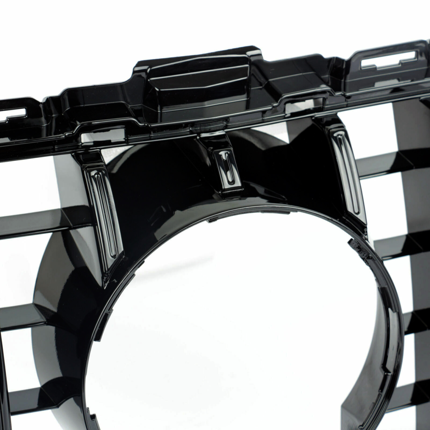 GT R Style Front Bumper Grill for 2015-2018 Mercedes Benz C-Class W205 C205 C300