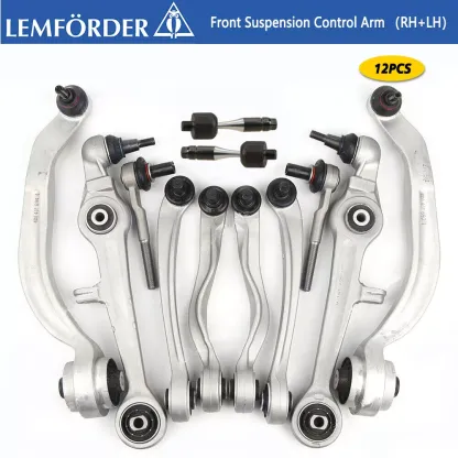 12Pcs Front Lower Suspension Control Arm Kit Ball Joint For Audi A4 B5 A6 Passat