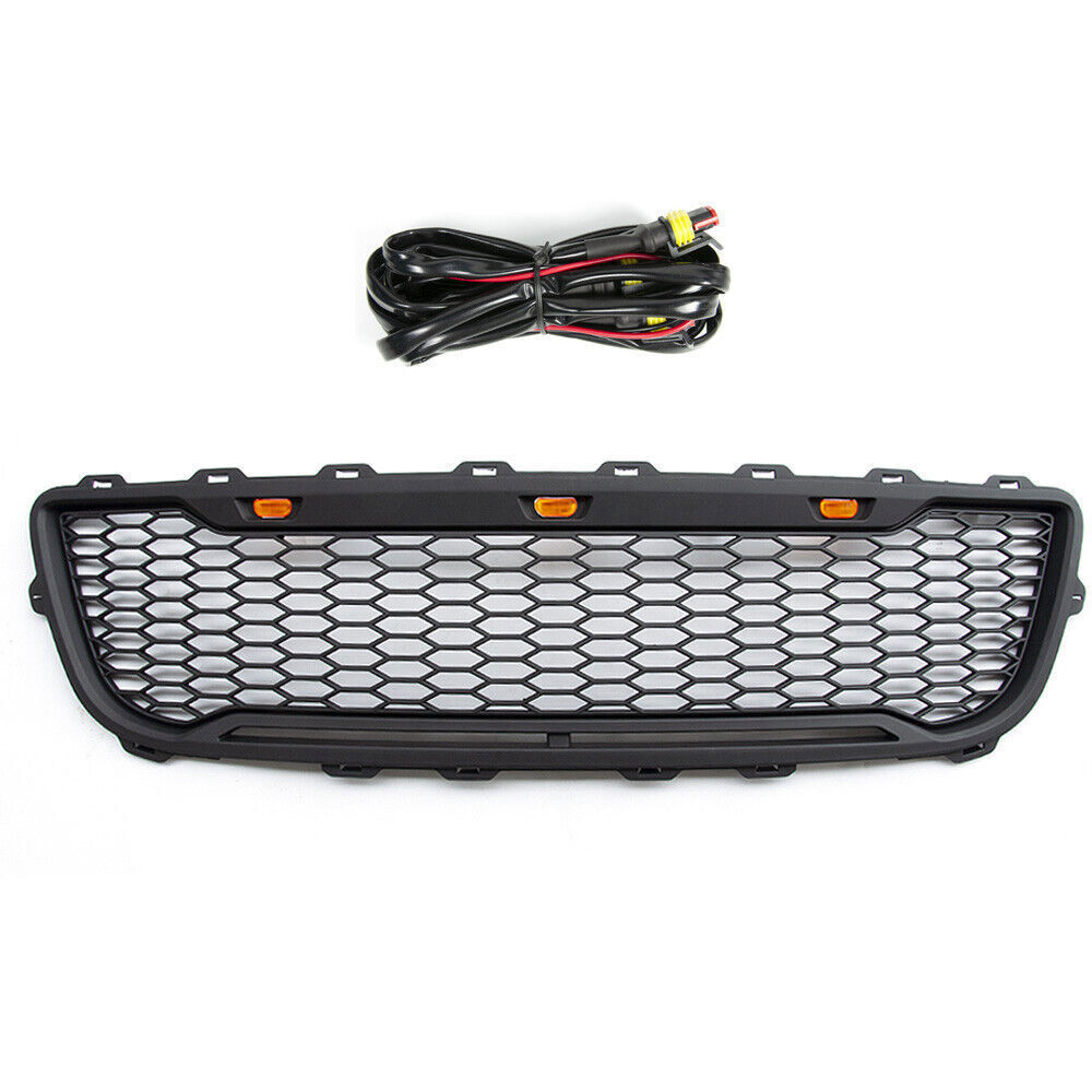 For 1999-2003 Ford F150 Grill Raptor Style Front Grille W/Letter Hood Mesh Matte Black