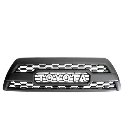 For 2006-2009 Toyota 4Runner TRD Style Grill Front Grille Matte Black W/ Letters