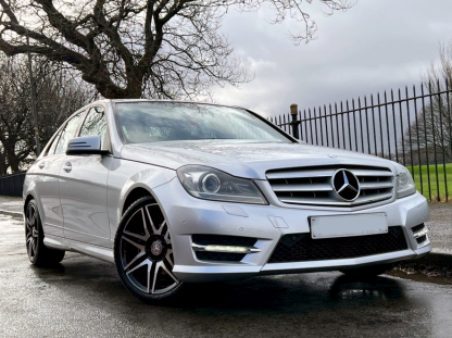 For Mercedes-Benz C Class W204 C250 C300 C350 Front Chrome Grille 2008-2014