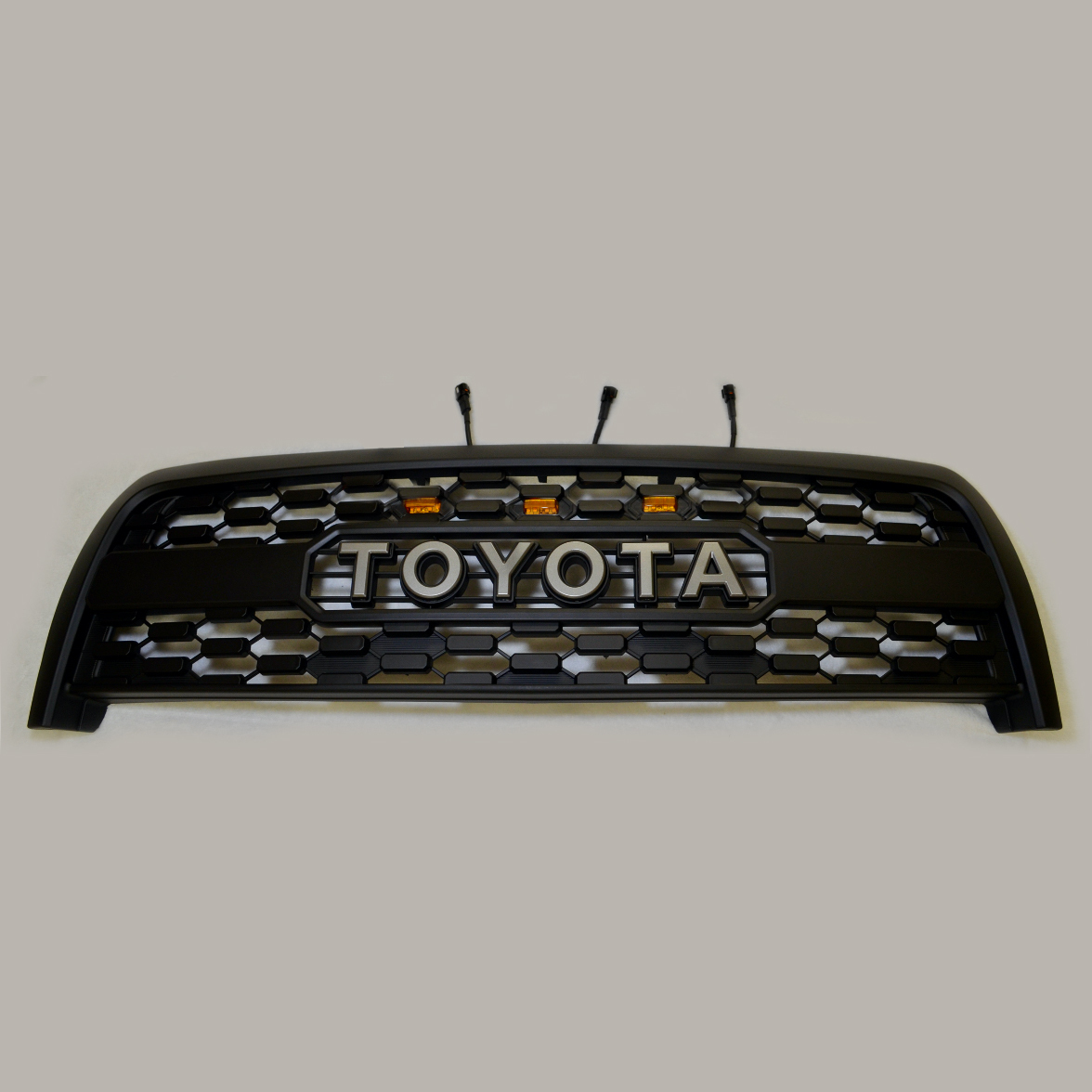 [Copy]Front Grille For 2003-2006 Toyota Tundra Grill W/LED Lights and Letters Matte Black