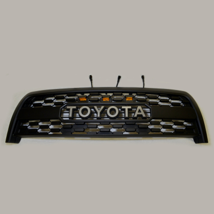 [Copy]Front Grille For 2003-2006 Toyota Tundra Grill W/LED Lights and Letters Matte Black