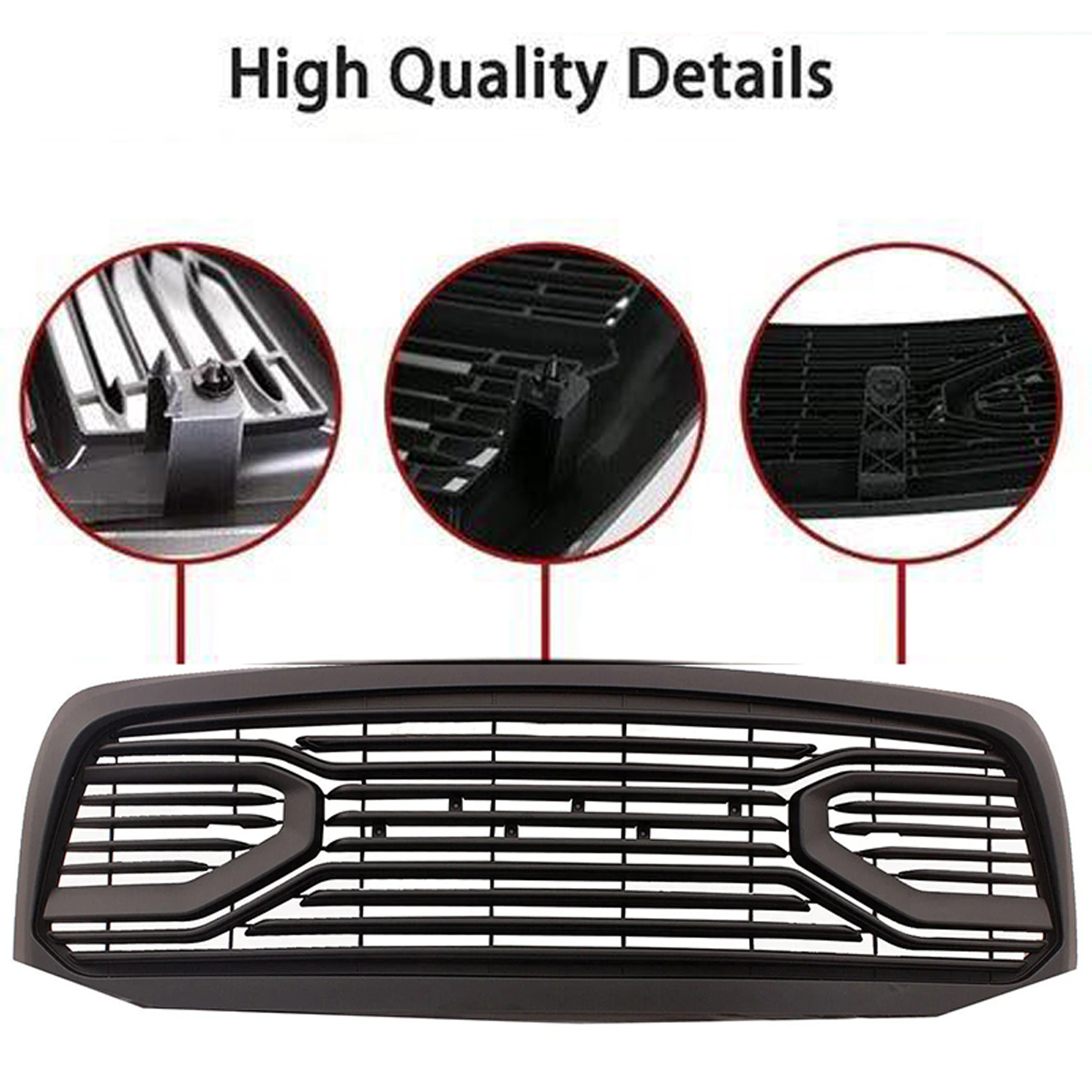 For 2006-2008 Dodge RAM 1500 2500 3500 Big Horn Front Grille 