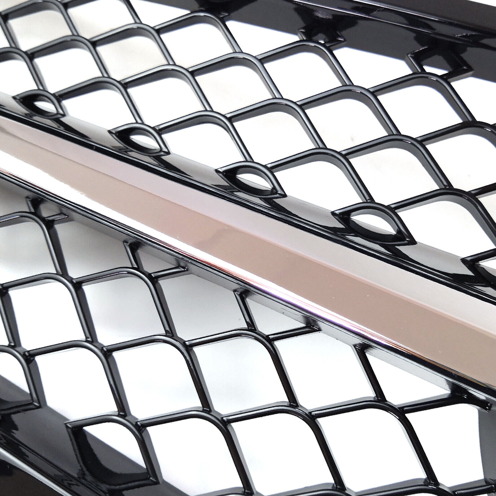 AMG Style Front Grill w/Badge For Mercedes Benz W204 C-CLASS C300 C350 2008-2013 Grille