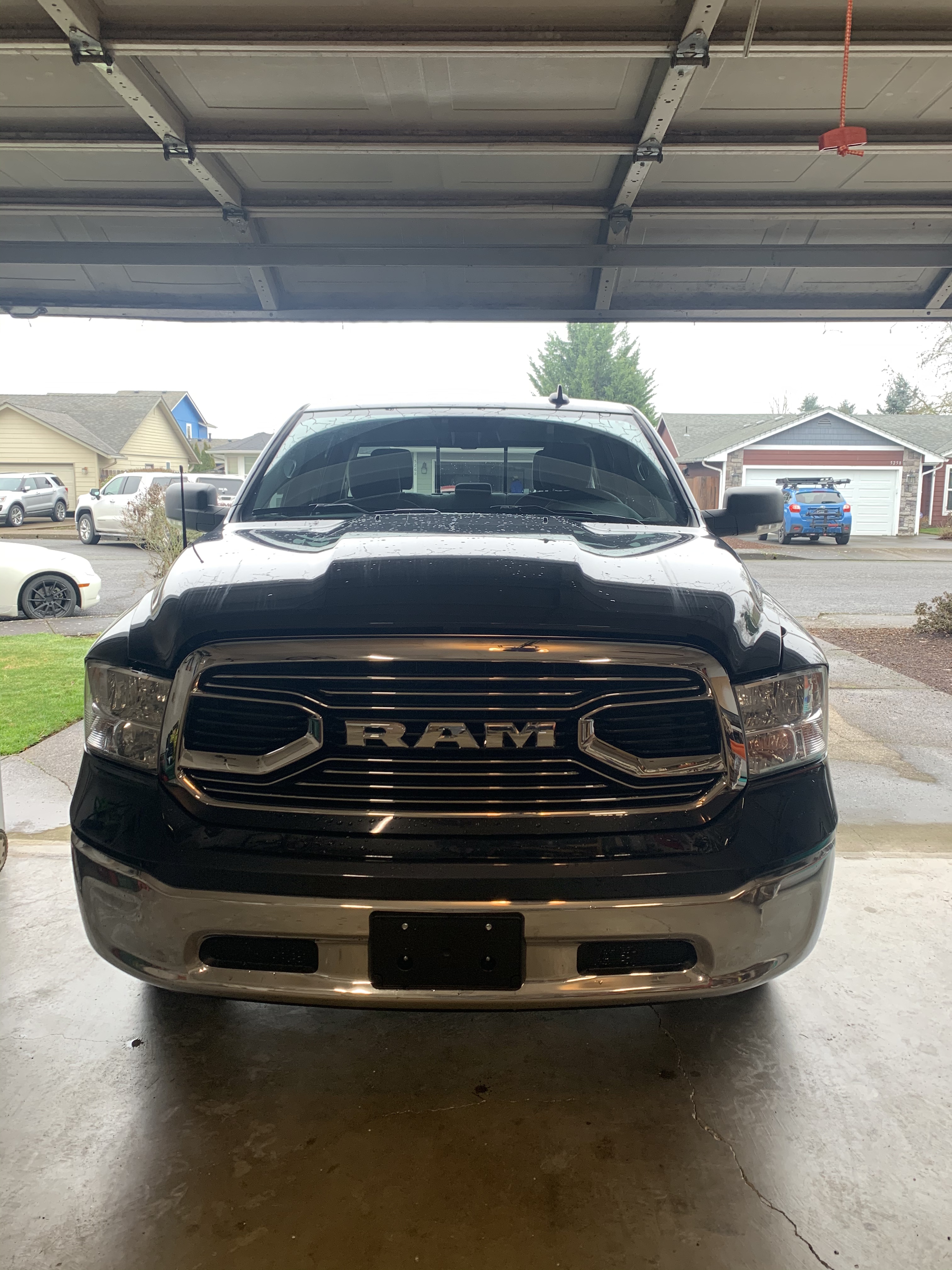 For 2013-2018 Dodge Ram 1500 Grill Big Horn Style Chrome Front Grille with Letter