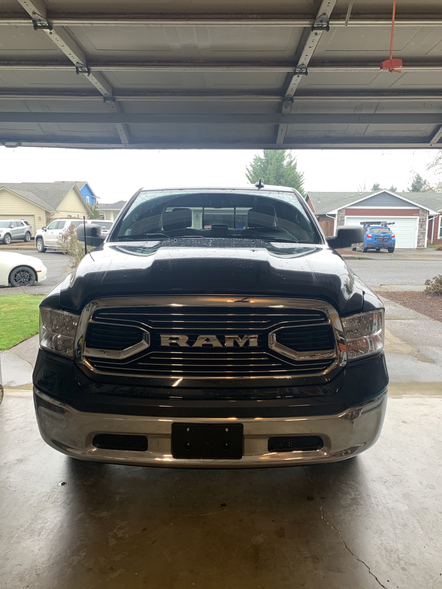 For 2013-2018 Dodge Ram 1500 Grill Big Horn Style Chrome Front Grille with Letter