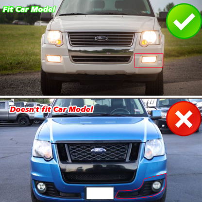 Front Grille For FORD EXPLORER 2006-2010 w/ Light Bar w/Letters Matte Black