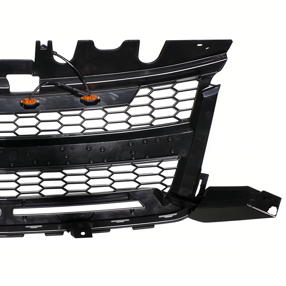 Front Grille For Chevrolet Colorado Z71 WT LT 2015-2020 Upper Grill with LED Light