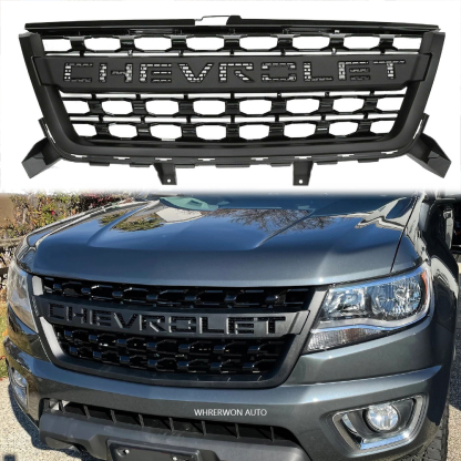 Front Upper Grill Grille For Chevrolet Colorado Z71 WT LT 2015-2020