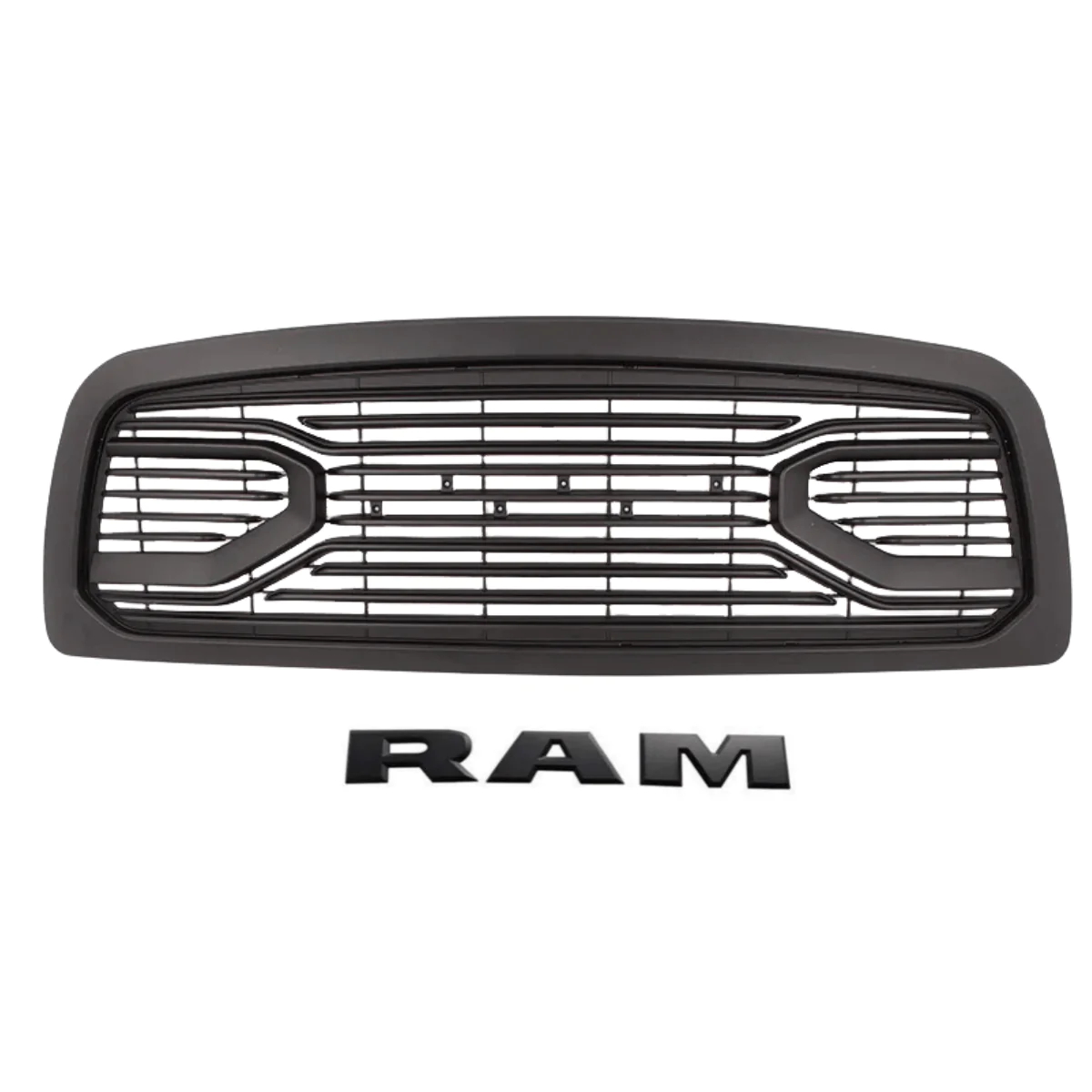 Front Grille For 2009-2012 DODGE RAM 1500 Big Horn Style Grill W/ LED