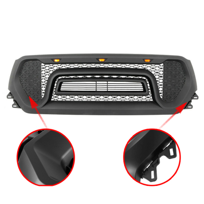 Rebel Style Grill For 2019 2020 2021 Dodge Ram 1500 Grille w/ Letter