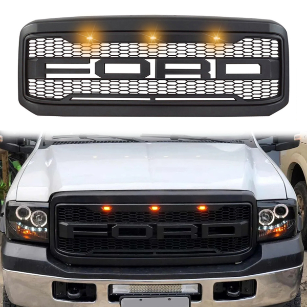 For 2005-2007 Ford Super Duty F250 F350 Grill Raptor Style Grille ...