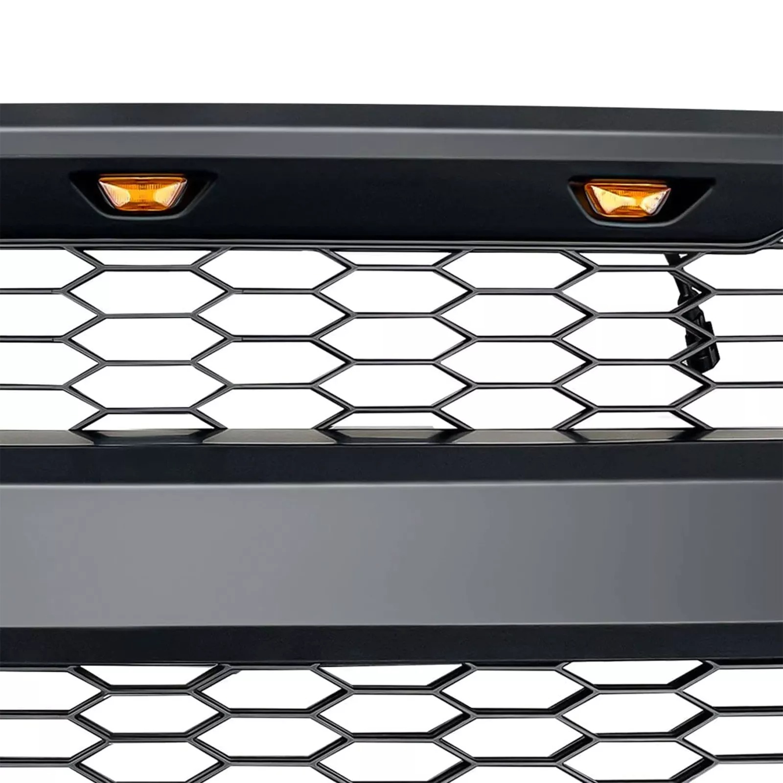 Front Raptor Style Grille For 2009-2014 Ford F150 Grill Mesh with LED+ Turn Light