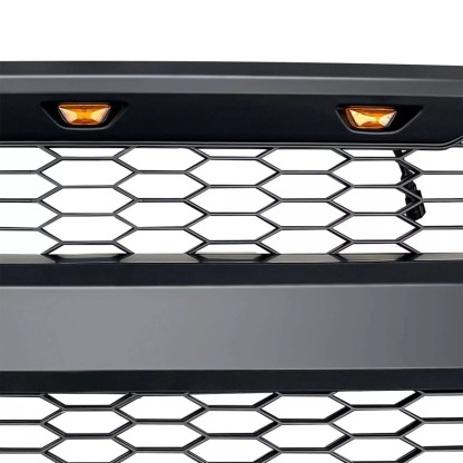Front Raptor Style Grille For 2009-2014 Ford F150 Grill Mesh with LED+ Turn Light
