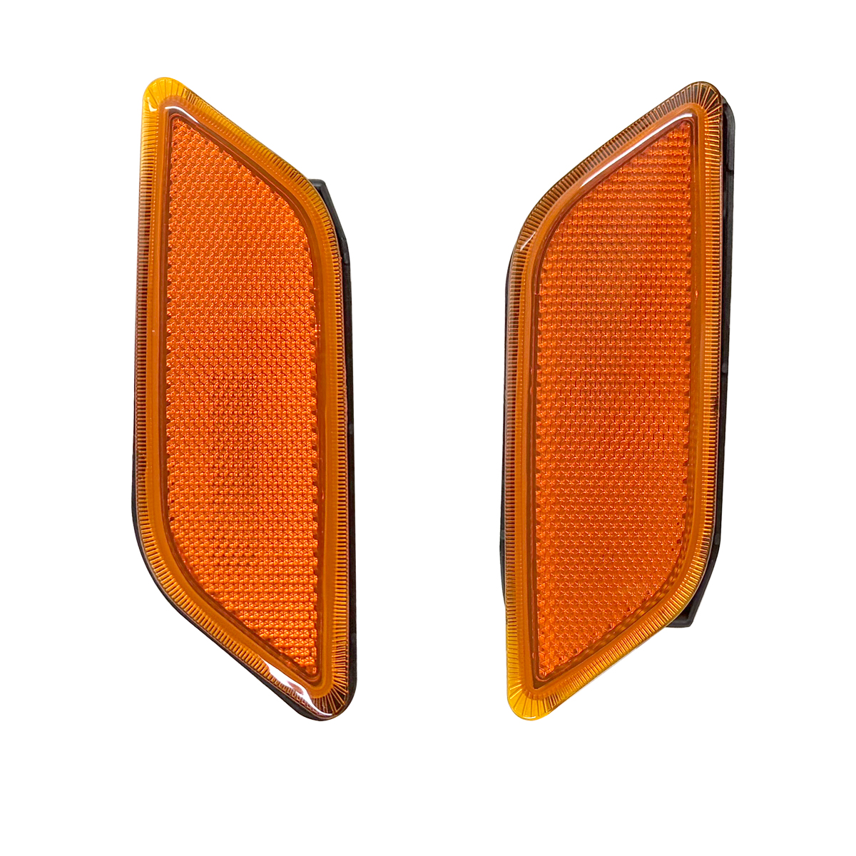 Front Bumper Amber Side Marker Light Cover For 2010-2013 Mercedes Benz C207 E Class 2 Door