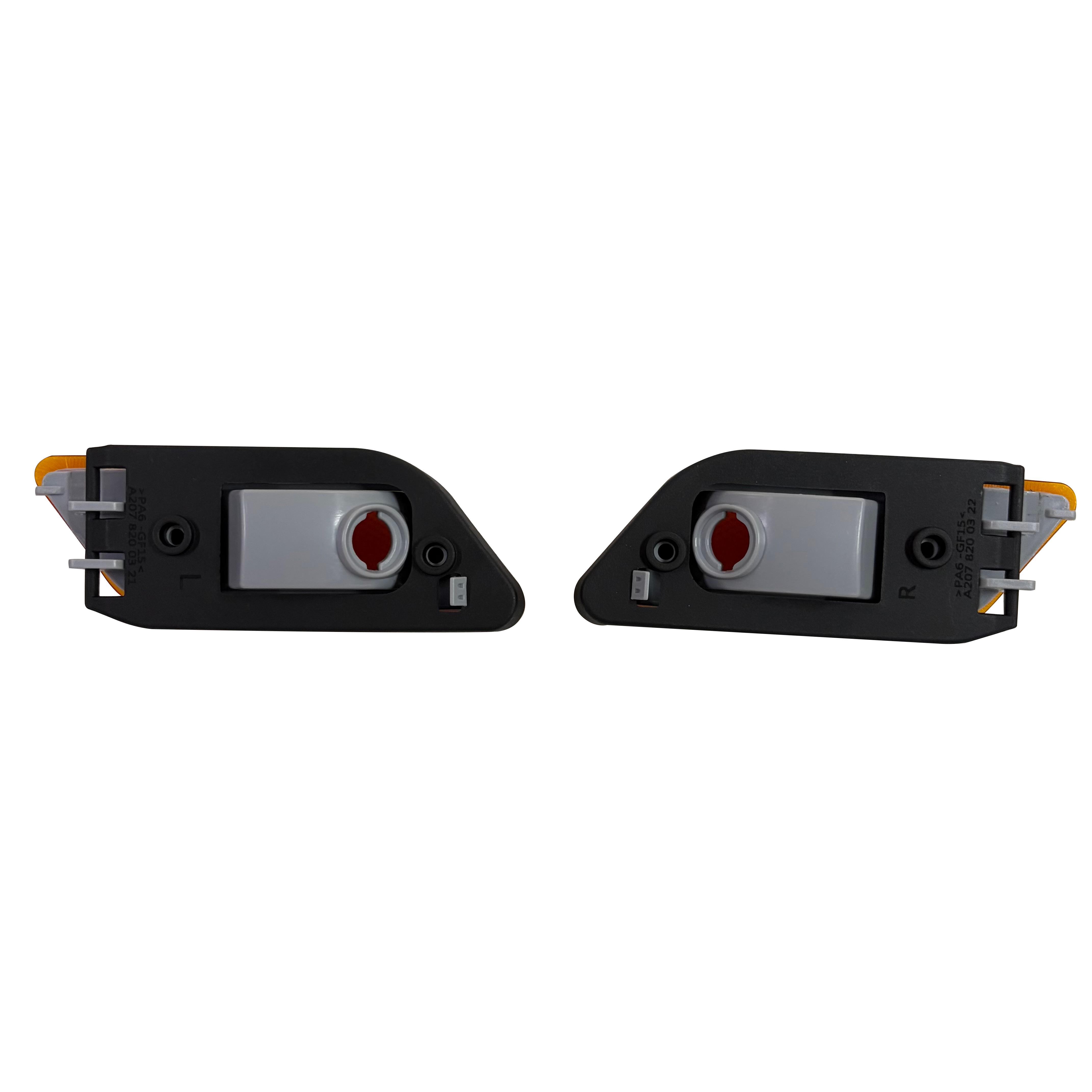 Front Bumper Amber Side Marker Light Cover For 2010-2013 Mercedes Benz C207 E Class 2 Door