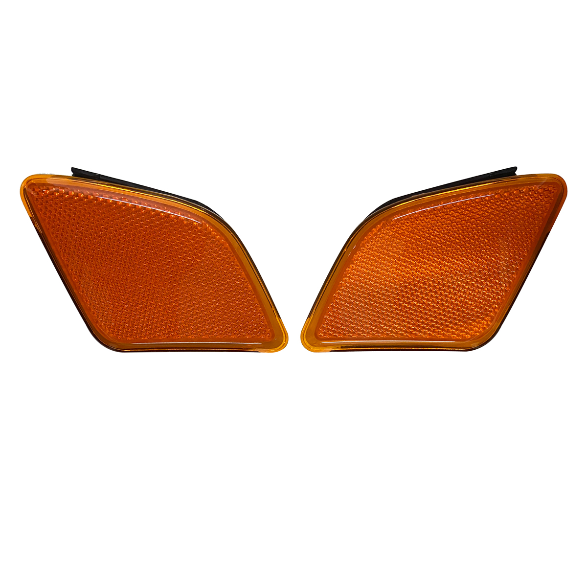 Front Bumper Amber Side Marker Light Cover For 2010-2013 Mercedes Benz W221 S550 S400